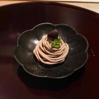 鳥焼き 小花 - レバーパテモンブラン風