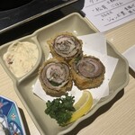 居酒屋 弁慶 青森駅前店 - 鰯の紫蘇巻き揚げ　　　こちらも美味♡
