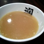 らーめん 潤 - 特製味噌ラーメンの割スープ