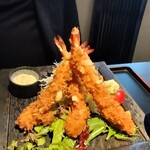 わらべ菜魚洞 - 大海老フライ