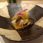 鮨 ひろ海 - キノコ餡掛け