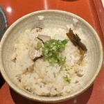 麦と麺助 - 松茸土鍋御飯