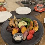 エンボカ 京都 - 窯焼き野菜の盛り合わせ