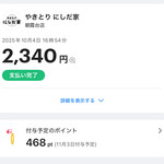 やきとり にしだ家 - 