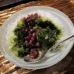 六雁 - デザート 六雁名物！ かき氷 白いマカロン  (2013/08)