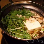 町田っ子居酒屋 とととりとん - お通しの湯豆腐(￥410×2)