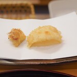 天ぷら 車 - 出水新イカとげそ