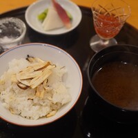 天ぷら 車 - 松茸ご飯