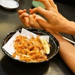 すしざんまい - 2014.10 川海老唐揚（580円）