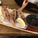 鰓呼吸 那覇久茂地店 - グルクンの唐揚げ