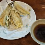 加賀屋 - ハゼ野菜の天ぷら