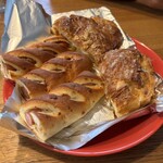 レストラン ペニーレイン - お持ち帰り　リンゴスターとスモークチーズスティック