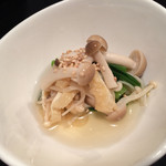 お通し お出汁が美味しかったです