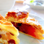 京阪宇治駅前 駿河屋 - アップルパイ (170円) '10 7月中旬