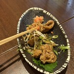 俺のやきとり - 鶏皮揚げポン酢