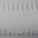 정담은보쌈 - メニュー