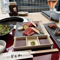 尾崎牛焼肉 銀座 ひむか - 眺め、夜良いだろうな。