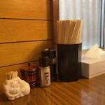 ちくま庵 - 卓上