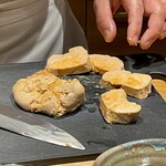 龍寿し - 見事なあん肝(((o(*ﾟ▽ﾟ*)o)))