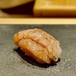 龍寿し - 南蛮海老(佐渡)しっかり甘くねっとりした旨味が溢れます。