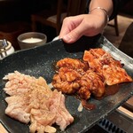 上等焼肉 ひらく - シマチョウ　ミノ　ハツモト