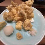 博多もつ鍋 前田屋 - 後造りの天ぷら