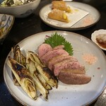 炭焼キッチン とりこ - 河内鴨の塩焼き