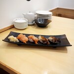 寿し きぬがさ - まったりとした風味の貝2種です(o^^o)