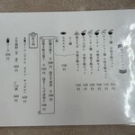 竜鳳 - メニュー