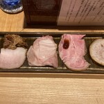 中華蕎麦 とみ田 - お肉の特選全部乗せ