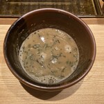 中華蕎麦 とみ田 - スープのお出汁割り