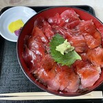 福招庵 - まぐろ丼　人気メニューのようです。美味しかった。