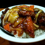 中国料理 天福 - 四川飯 680円　'14/10撮影