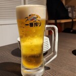 居酒屋 たけちゃん - キリン一番搾り❗