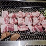 山清炭火ガーデン - 塩サムギョプサル　58,000₩