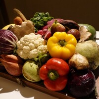 JINBO MINAMI AOYAMA - バーニャカウダの野菜
