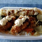 ほっともっと - 料理写真:カキフライのりタル弁当580円