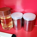 札幌焼き味噌ラーメン みずき - 卓上セット