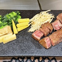 ステーキ パンドラ 匠 - ランチ黒毛和牛ステーキ100グラム