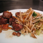 ステーキと焼野菜