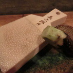 次お刺身に合わせて、生山葵