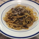 パスタの店　山猫軒 - 2014-10限定　牛肉のミートソースデミグラス仕上げです☆