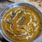 タージマハル - ナスとチキンカレー