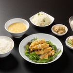 広島四川飯店 - 鶏天の甘酢ソースランチ