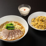 広島四川飯店 - チャーシュー麺チャーハンセット