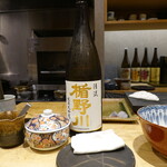 すし 中靜 - 2杯目は楯野川　大吟醸　14度　山形　飲みやすい。