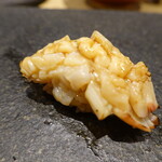 すし 中靜 - 包丁捌きが冴えるホッキ貝