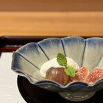 日本料理こまつ - 佐渡黒イチジク