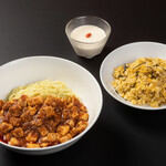 広島四川飯店 - 汁なし陳マーボー麺チャーハンセット