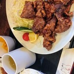 レバニラ定食 kei楽 - 
